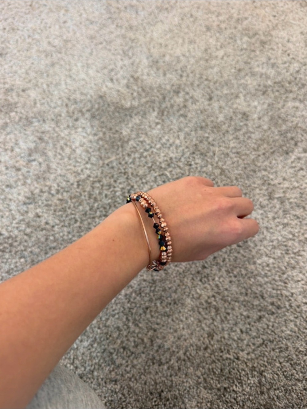 Alex and Ani "Joy" bracelet set